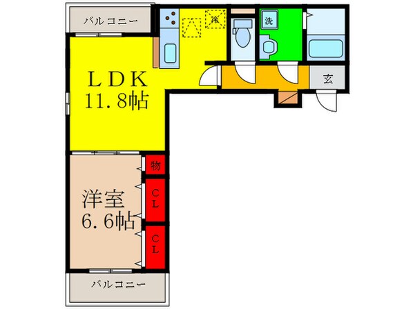 グランデ大池の物件間取画像